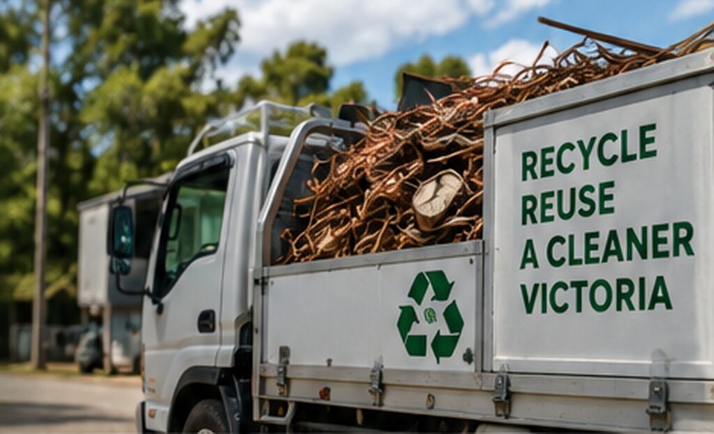Copper and brass recycling collection in Victoria